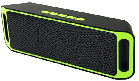 Parliky Altavoz Mini Inalámbrico Subwoofer Radio USB Estéreo Portátil Peso Ligero Conexión Fácil Sonido