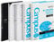 Kokuyo Campus Smart Ringbücher, 3 Stück, B5-Notizbücher in Weiß und Schwarz, bis zu 25 Blatt, 26 Löcher, schmaler Ordner und 200 Campus-Loseblatt-Papier für Arbeit, Studium, Journal, Japan Import