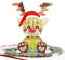 CUTPOPUP Rentier - Weihnachtskarten 3D, Weihnachtskarte 2024, Pop Up Karte Weihnachten, Weihnachtskarten mit Umschlag (Reindeer) CN262DE