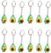 MFCGHXR 12 pièces porte clef kawaii avocat, porte clé avocat, porte cle kawai, porte clé kawaii, parfait pour la Saint Valentin, Anniversaire, Noël