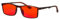 Lentes rojos con bloqueo de luz azul, lente roja que elimina la fatiga ocular, dormir mejor, lentes para juegos, C3