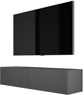 Mobile TV sospeso (L: x A:): 140 cm, A: 34 cm, P: 32 cm, ANTRACITE