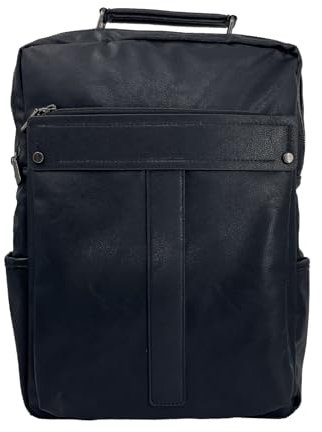 Leaxluv Tragetasche mit Tragegriff für Damen, veganes Leder, Geldbörse mit Reißverschluss, Gesäßtasche, Reisetasche, Handtaschen, Boxy-Tasche, Braun, Schwarz