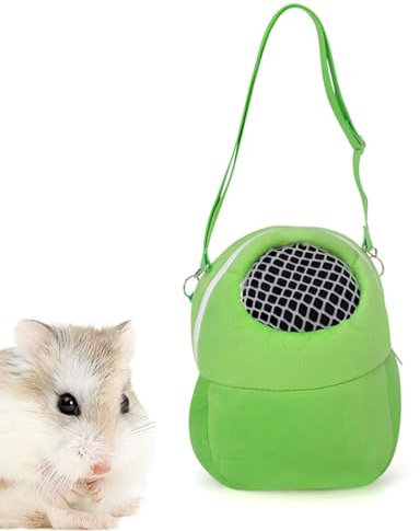 EIR Tragbare Kleine Tiere Tragetasche,Igel-Tragetasche,Haustier Tasche Schulter,Haustier-Outdoor-tasche,Atmungsaktive Hängende Tragetasche,für Zucker Gleiter,Hamster,Meerschweinchen,Chinchillas,Igel