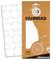 Farbviereck Reflektoren Sticker Set Kreise Verschiedene Aufkleber Farben als Fahrradaufkleber - auch für Helm Roller Kinderwaren Reflektor Kinder - Kreis Sticker (weiß)