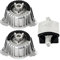 Fesuda 3pcs Motorlager Lagerung Motor Kompatibel mit MERCEDES E-KLASSE W212 S212 CLS, Mounts Motorhalter Motoraufhängung Lagerung Replace# 30627 30628 11107