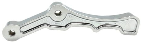 Staffa pinza freno anteriore radiale for moto, compatibile con rotori Touring Sportster Softail da 11,5 e 11,8 accessory(Chrome)