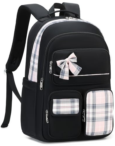 KIDNUO Rucksack für Mädchen, Schulrucksäcke für Teenager, niedliche College-Taschen für Damen, Studenten, große Büchertasche, 15,6 Zoll (39,6 cm), Laptop-Schultasche