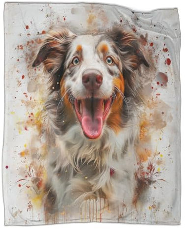 Schäferhund Blanket 3D Atmungsaktiv Schlafdecke Tagesdecke Weich Und Warme Fr Teens Erwachsene 70x80inch(180x200cm)