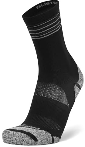 Balega Blister Resist Light Mini Crew - Advanced Moisture-Wicking Performance Running Socks (1 Pair), Breathable, Cushioned, Ergonomic Fit, Seamless Toe