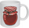 Azeeda 11oz (320ml) 'Round Jam Jar' Ceramic Mug/Cup (MG00085179)