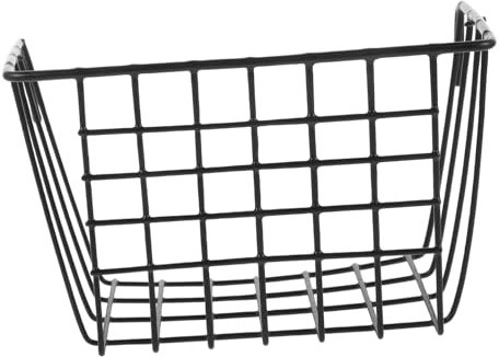 Mipcase Heuraufe Kaninchen Metallrahmen Hängekorb Schwarz Platzsparend Für Kaninchen Und Meerschweinchen