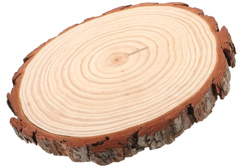 SEWOART Outdoor Wooden Stepping Stone Wood Chip Paver for Lawn Patio Landscaping Weather-resistant Garden Path Stone Rustic Walkways for Outdoor Pathways