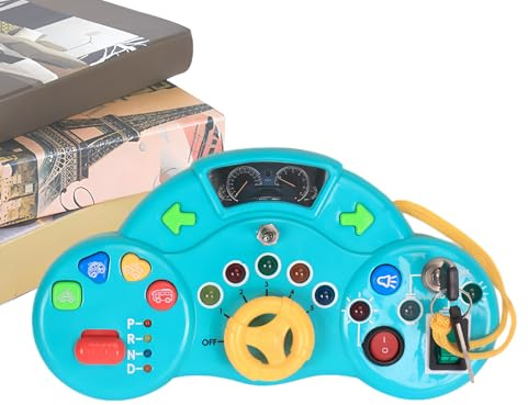 Veasbuu Musik Spielzeug | Cartoon Multifunktionales Lernspiel Mit Licht Und Sound | Auto,Für Einkaufen, Lebensmittel, Spielplatz, Autofahrt, Party, Vorschule, Zuhause, Park, Draußen Und