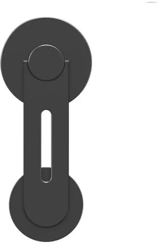 Continuity Flip Laptophalterung, Schlanke Magnetische Handyhalterung, Um 180° Schwenkbar for Laptops Und Monitore, Verstellbarer Arm(Black B)