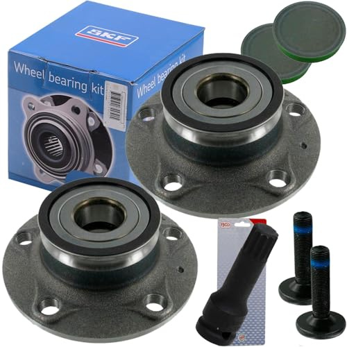 SKF Radlager Radnabe + Xzn Nuss M18 hinten | VKBA 3644 + 5184-M18 für Golf 5 6 7 Passat 3C A3