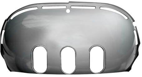 Wigento Schutzgehäuse für Meta Quest 3 Schutzhülle Transparent Schwarz