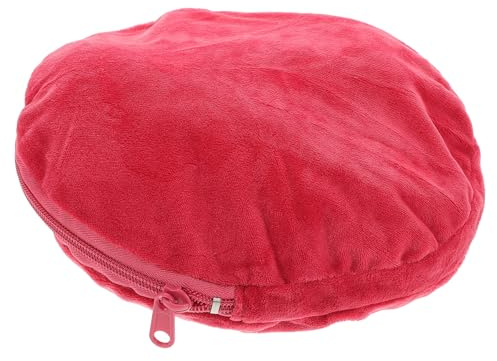 CANIGHT Housse de Bouteille en Flanelle Ronde Douce pour Bouillotte, Protection Thermique Réutilisable Isolation les Brûlures, Accessoire Élégant pour L'hiver