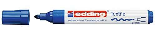 edding 4500 Textilmarker creative Rundspitze 23 mm blau
