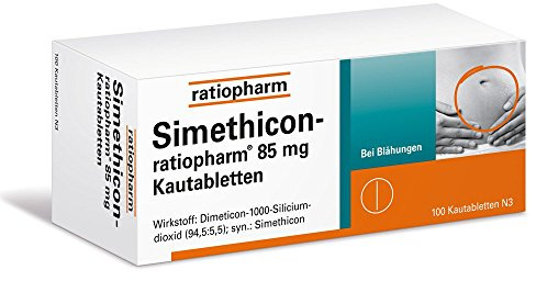 SIMETHICON-ratiopharm 85 mg Kautabletten 100 St