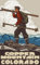 Northwest Art Mall Copper Mountain Colorado Skifahrer mit Skier SCS Wall Art von Paul A. Lanquist, 28 x 43 cm