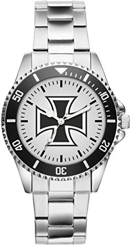 KIESENBERG Uhr - Soldat Geschenk Bundeswehr Artikel Eisernes Kreuz 1137