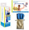 ARTZT Vitality Fitness Band Set | Terrabänder 2,5m | Gymnastikband | Fitnessband Aus Polyisopren | Stretchband | Gummiband | Trainingsbänder für Krafttraining, Therapie, Reha, Sport | Blau