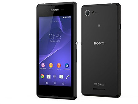 Sony Xperia E3 Smartphone (11,4 cm (4,5 Zoll) IPS-Display, 1,2 GHz-Quad-Core-Prozessor, 5 Megapixel-Kamera, Android 4.4) schwarz