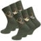 6 Paar JÄGER Socken Frottee, original VCA, Grün Gr.-43/46