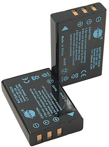 DSTE 2-Pack Ersatz Batterie Akku for Fujifilm NP-120 FinePix 603 F10 F11 M603 F10 Zoom F11 Zoom M603 Zoom Kamera