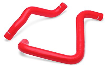 Mishimoto MMHOSE-AE86-83RD Silicone Radiator Hose Kit Compatible With Toyota Corolla AE86 1983-1987 Red