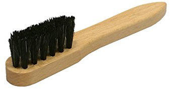 Hebold Schuhmacherei Rahmenbürste Rosshaarbürste zum Auftragen von Creme: Farbe: hell