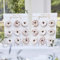 2 Stück XXL Donut-Wand / Donut-Ständer weiß & rosé-gold zum Aufstellen für 18 Donut - Back-Zubehör Präsentation Gebäck Backen Kuchen-Buffet Candy-Bar Zubehör Hochzeits-Deko Zubehör & Accessoires