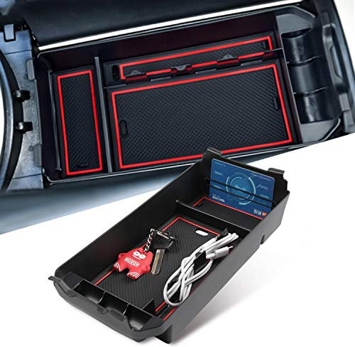 LFOTPP Kompatibel mit Merced-es C-Klasse GLC X253 W205 Mittelarmlehne Aufbewahrungsbox, W205 Zubehör Armlehne Organizer Tray Center Console Armrest Storage Box Handschuhfach