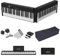 NikoMaku - Portable Electric Piano Keyboard, 88 Keys, Foldable, Semi-Heavy, Bluetooth MIDI with Sustain Pedal, SWANX V2.0 Headphones