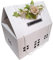 PuntoCasaStore SCATOLA PORTA BUSTE MATRIMONIO NOZZE CASETTA BIANCA 33X25X35 CM CON FORO X BUSTE