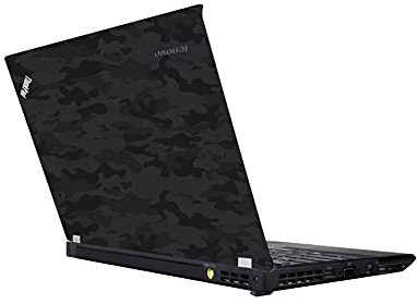 AlphaWraps Skin for Lenovo ThinkPad X230 Laptop | Black Camo | Protective and Durable Vinyl Decal wrap Cover | Made in The UK