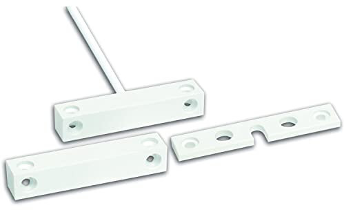 EFF-EFF 10362-6-10 Effeff Flachreedkontakt Reedkontakt Türkontakt max. 60 V/DC IP67, Kunststoff weiß 10362-6, Silber