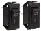 Dioche 2 STÜCKE Wippschalter 16A 125/250 V 2 Positionen Single Control Wippschalter Schwarz