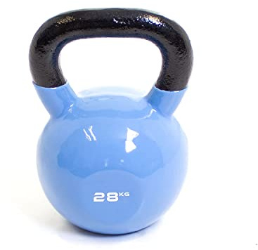 BODYPOWER 28kg Vinyl Coated Kettlebell