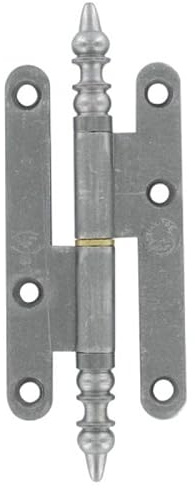 J.bros Rustikale Handlaufe, Stahl, 140 x 55 mm, poliert, rund, links