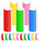 500 Stück Papierarmbänder, Wasserdicht Neon Armbänder Bändchen Papier für Events Bunt Handgelenk Party Bänder Papier Eintrittsarmbänder für Musikfestival Konzert Wettbewerb (5 Farben)