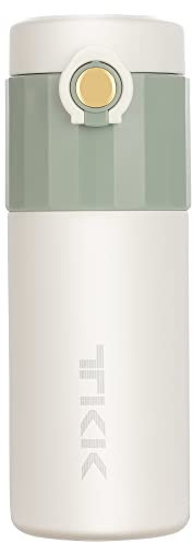 TITIROBA TKK Thermobecher 450ml Hellgrün Kaffeebecher aus Edelstahl doppelwandig isoliert, auslaufsicher - Coffee to go Becher für Kaffee & Tee