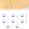 TUKNN Bettdeckenbezug Klammer,Bettdecke Clips Fixer, rutschfest Bettbezug Clips Kunststoff, Duvet Cover Clips Bettdecke Pins Pilzbefestigungsclip mit Knopf, 8 Stück, Weiß