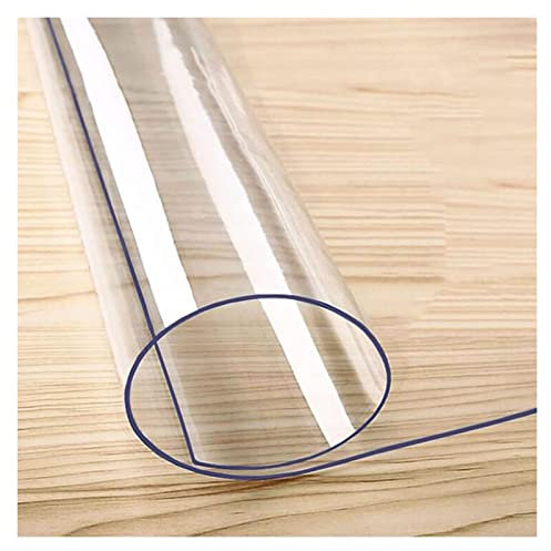 Chair Mat Transparent PVC Floor Protection Pad Door Mat Plastic Carpet Wooden Floor Protector Household Waterproof Non-slip Mat,1.5mm/2mm thick,170/180/200cm wide,100-300cm length
