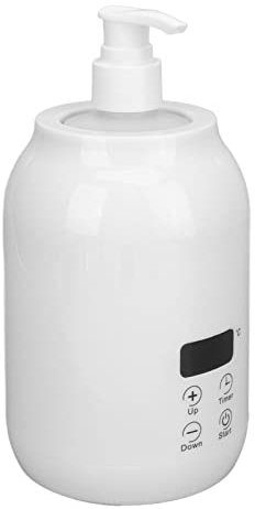 Chauffe bouteille d'huile de massage ,écran LED de taille portable ,réglage de la température de la tête de pompe ,empêche le chauffage d'huile de bouteille unique cassée pour lotions pour(#1)
