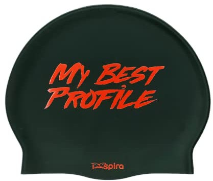 Cuffia in silicone MY BEST PROFILE | Cuffia da Nuoto | Cuffia da Piscina | Grande Comfort e Aderenza | Arte e Nuoto