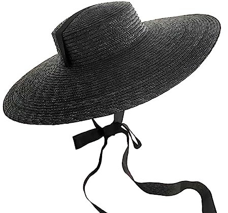 TONXX Sombrero Tejido de Paja para Mujer y Chica, Sombrero de sombrillas de Playa con de Gran tamaño para Verano