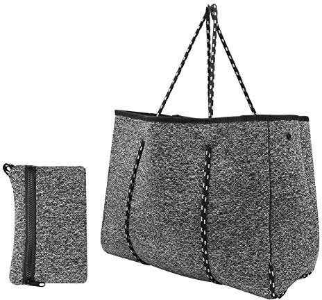 Strandtasche aus Neopren, Praktisch und Praktisch, Vielseitiger Stil, Große Strandtasche für Büro, Reisen, Fitnessstudio, Studio, Schule