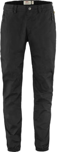Fjällräven Herren Vardag Hose, Black, 58/S
